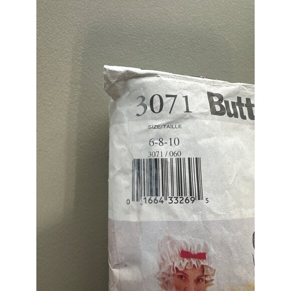 CUT Butterick 3071 Historical Costume Sewing Pattern Size 6-8-10 Princess Style - Picture 7 of 8